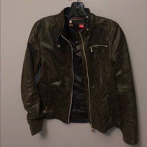 Spider leather jacket!